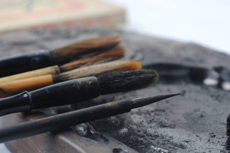 chinese brushの写真素材