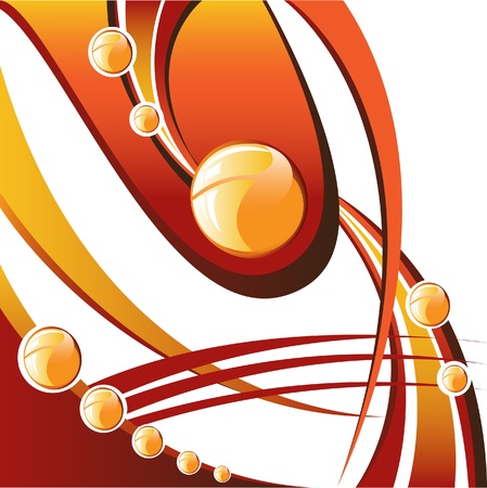 Abstract   orange backgroundのイラスト素材