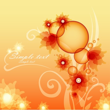 Floral design のイラスト素材