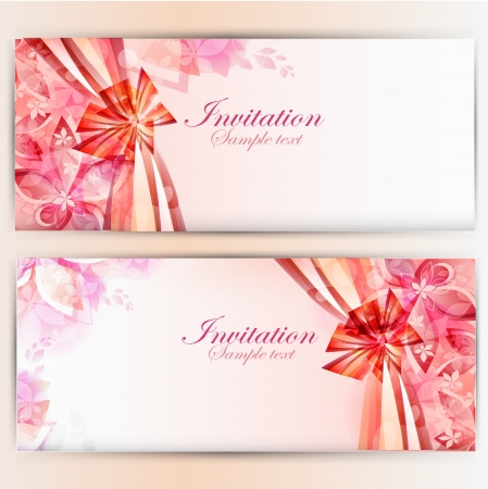 Invitation designのイラスト素材
