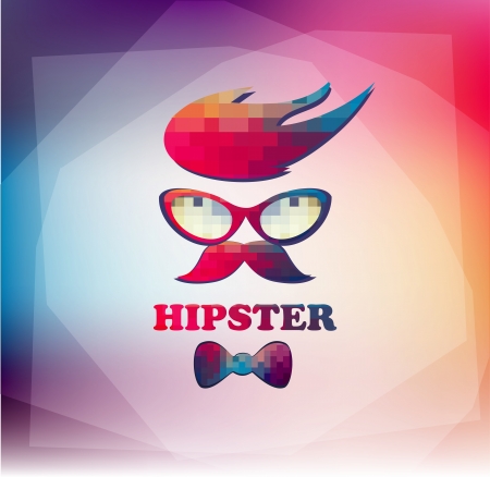 hipster backgroundのイラスト素材