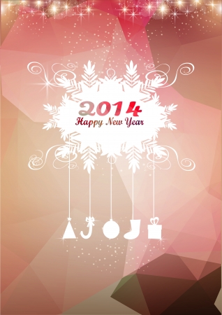 Christmas  label for christmas and New Year holidays のイラスト素材