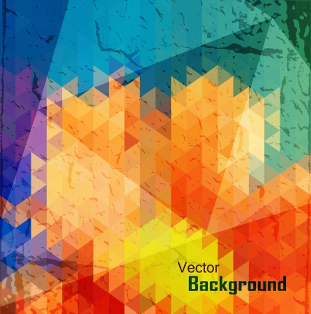 Colorful abstract geometric backgroundのイラスト素材