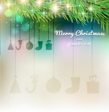 Christmas elements for christmas and New Year holidaysのイラスト素材