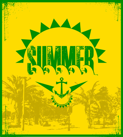 Summer holidays  のイラスト素材