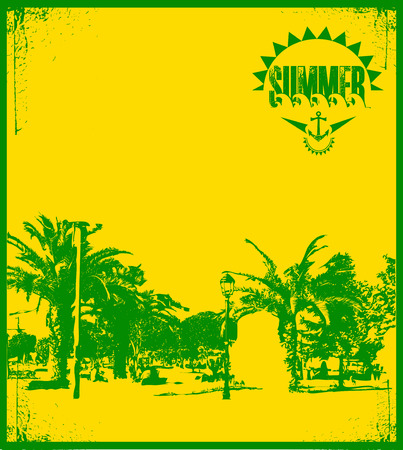 Summer holidays  のイラスト素材