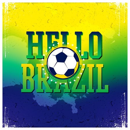 colorful background with text and ballsのイラスト素材