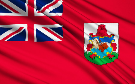 The Flag of Bermuda was adopted on 4th October 1910.の写真素材