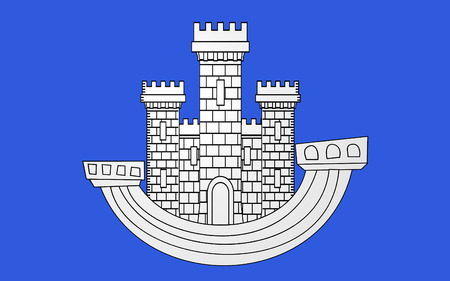 Flag of Saint-Dizier is a commune in the Haute-Marne department in north-eastern France.の写真素材