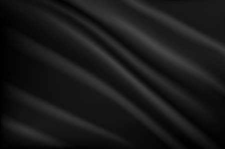 Texture of the satin fabric with folds. Vector illustrationのイラスト素材