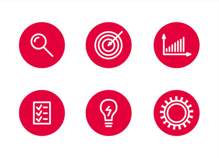 business infographic icons graph chart diagram, business timeline vector designのイラスト素材