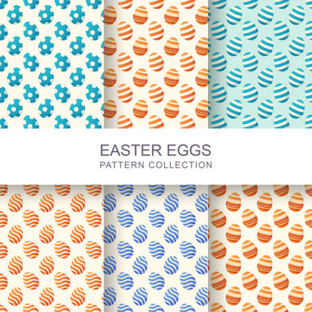 easter egg abstract art beautiful blue celebration colored colorfulのイラスト素材