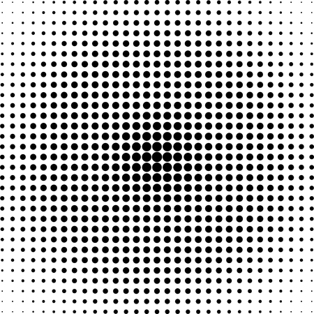 Vector halftone dots. Circle abstract dots vector background.のイラスト素材