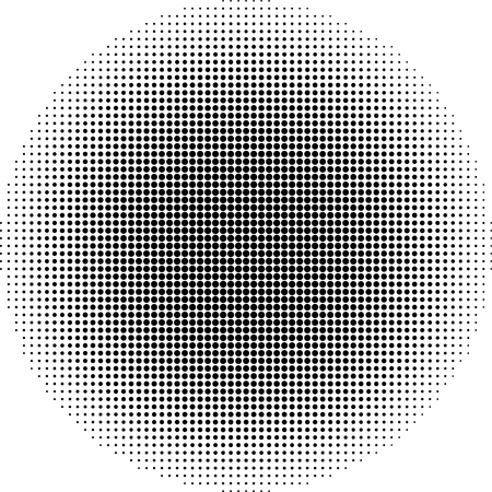 Vector halftone dots. Circle abstract dots vector background.のイラスト素材
