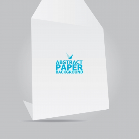 Abstract white paper origami backgroundのイラスト素材