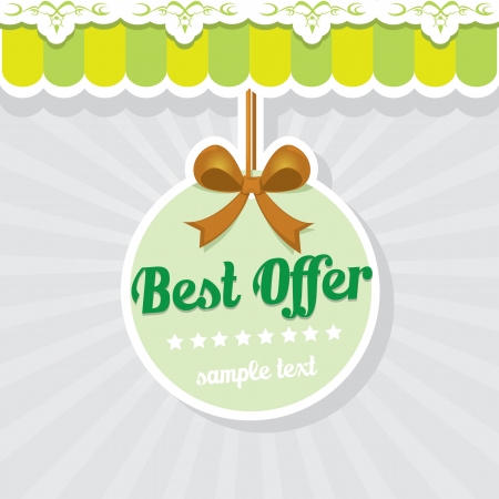 Vintage green vector backgroundのイラスト素材