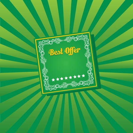 Vintage green vector backgroundのイラスト素材