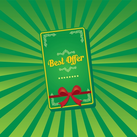 Vintage green vector backgroundのイラスト素材