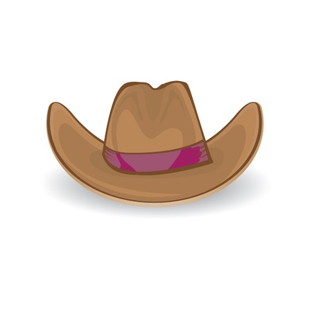 cowboy hat. vector illustration.のイラスト素材