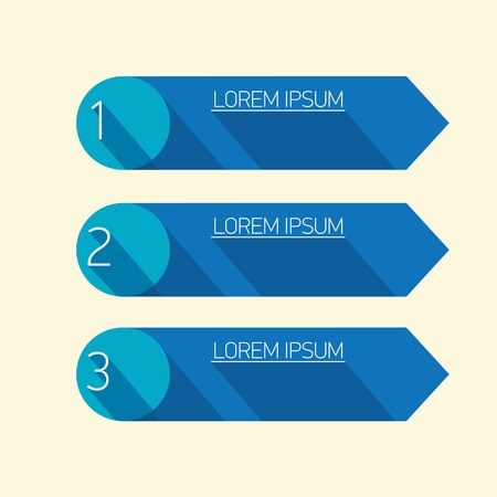 Blue Modern trendy flat Design bannerのイラスト素材