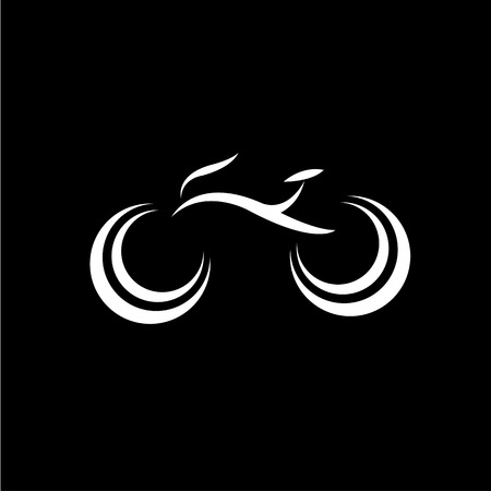 bicycle bike silhouette vector icon のイラスト素材