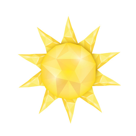 Sun icon . Vector illustrationのイラスト素材