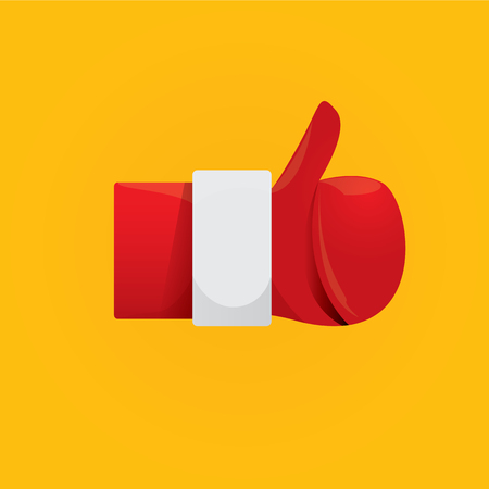 Santa Claus like icon vector illustration.  thumbs up santa symbol.のイラスト素材