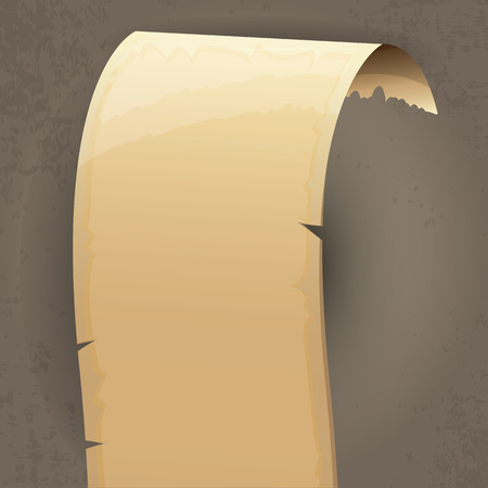 Old Scroll paper . Old vintage paper backgroundのイラスト素材