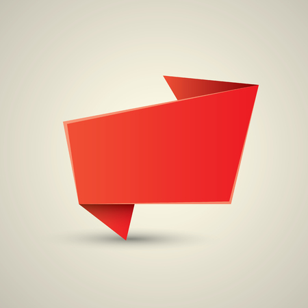 Abstract glossy red speech bubble. Vector abstract red background. vector red sale bannerのイラスト素材