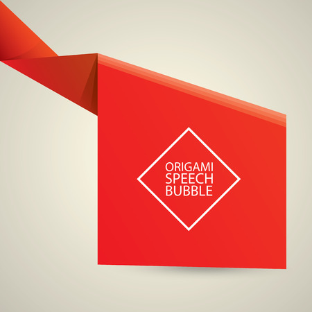 Abstract glossy red speech bubble. Vector abstract red background. vector red sale bannerのイラスト素材