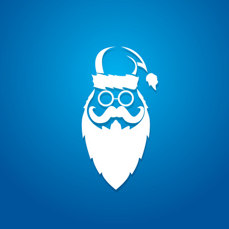 Christmas hipster poster for party or greeting card.のイラスト素材