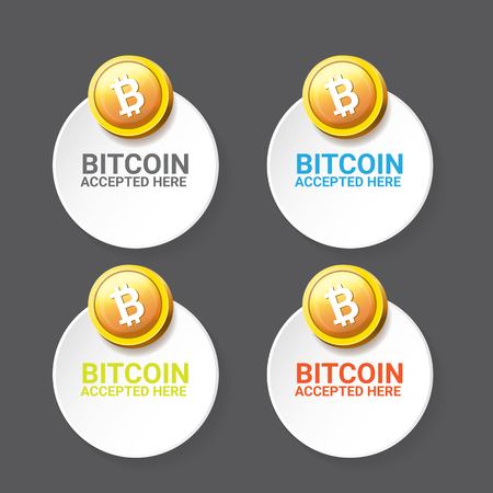vector Bitcoin symbol. bitcoin iconのイラスト素材