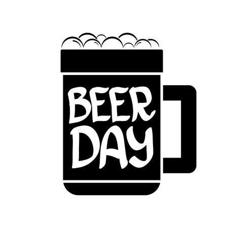 international beer day vector background. orange beer vector layout. happy beer day vector graphic poster.のイラスト素材