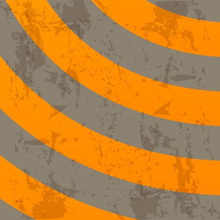 Vector abstract vintage stripped background with grunge paper texture. Cover, square banner, flyer, layout color design templateのイラスト素材