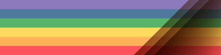 LGBT pride flag horizontal wide banner background. Rainbow pride flag include of Lesbian, gay, bisexual, and transgender flag of LGBT organization. Horizontal pride rainbow vector illustrationのイラスト素材