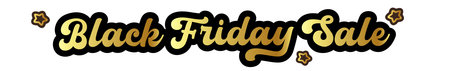 Black Friday SALE gold and black wide text banner. black friday Price sale sticker, sale sticker, price tag, retro label, sale or discount sticker, promotional badge set, shopping label pngのイラスト素材