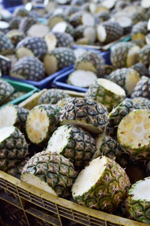 Fresh Pineapples from farm - Tropical fruitsの写真素材