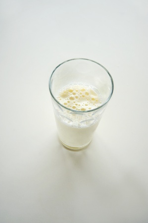 Glass of milkの写真素材