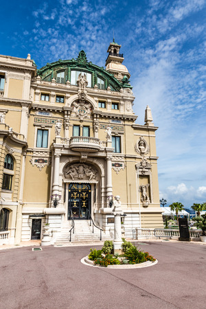 Side Entrance Into The Casino In Monte Carlo-Monacoのeditorial素材