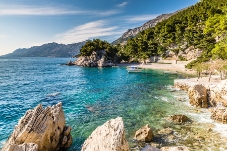 Beautiful Remote Bay On Makarska Riviera- Podrace, Makarska, Dalmatia, Croatia