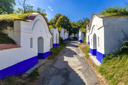 Traditional Wine Cellars - Plze, Petrov, Czech Republic, Europeの写真素材