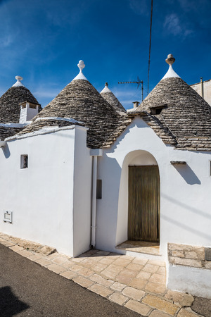 Beautiful Town Of Alberobello With Trulli Houses - Apulia Region, Italy, Europeの写真素材