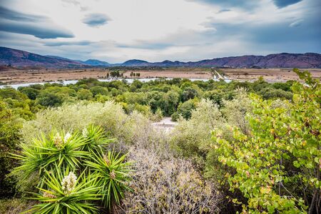 Channel of Vivari - Butrint National Park, Vlore, Albania, Europeの写真素材