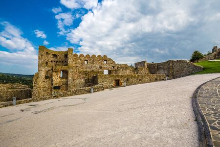 The Ruins Of Devin Castle - Bratislava, Slovakia, Europeの写真素材