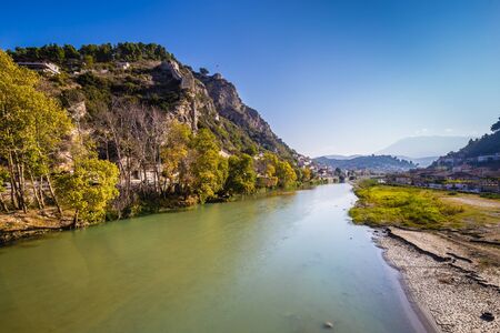 Berat City And Osum River - Berat, Albania, Europe
