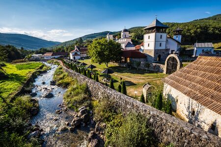 Complex Of Mileseva Monastery - Prijepolje, Serbia, Europeの写真素材