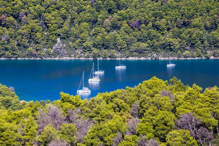 Great Lake - Mljet, Dalmatia, Croatia, Europeの写真素材