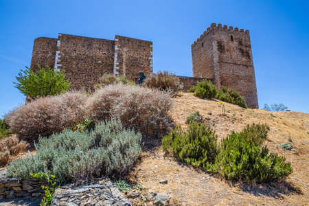 Castle of Mertola - Mertola, Alentejo, Portugal, Europeのeditorial素材