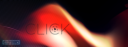 Glowing colorful smoke effect blurred abstract background. Vector template. Modern mockupのイラスト素材