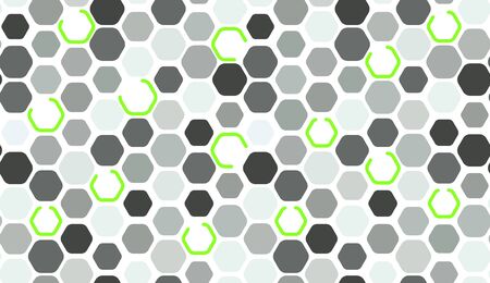 Hexagon seamless pattern geometric vector background. Abstract minimalistic flat simple honeycomb...
